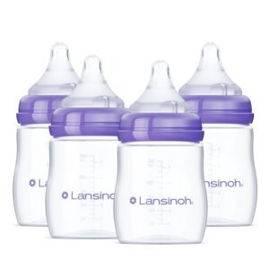 lansinoh anti colic baby bottle