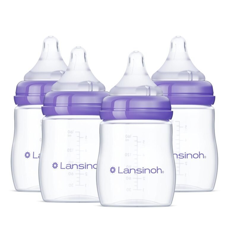 lansinoh anti colic baby bottle