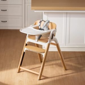 wooden high chair
