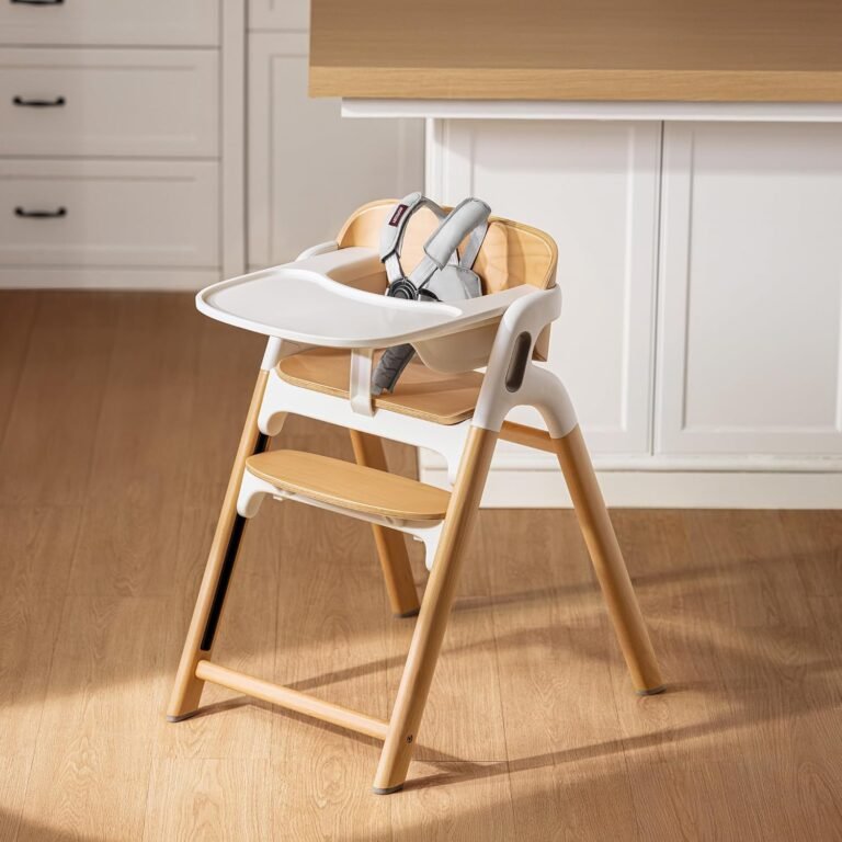 wooden high chair