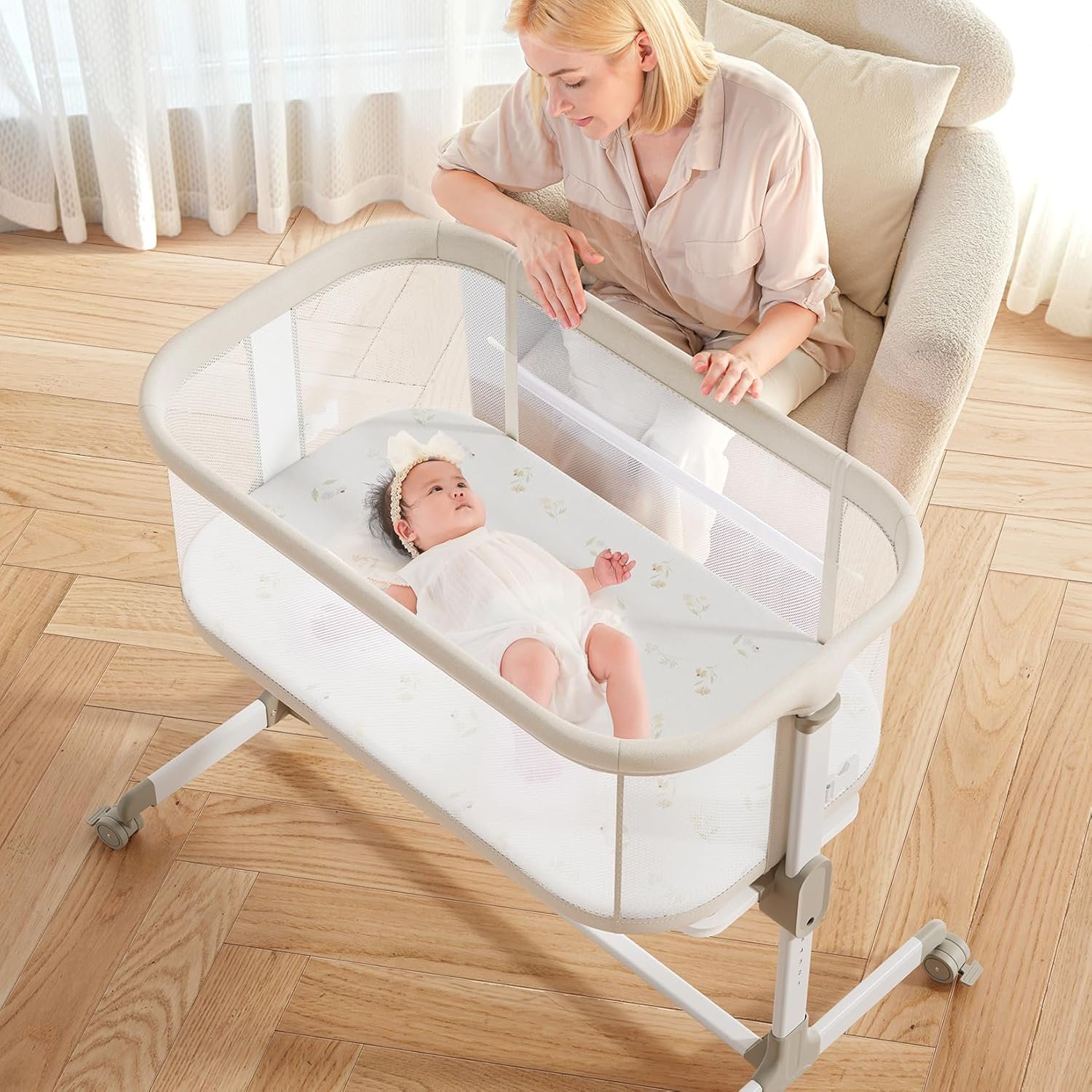 bedside baby bassinet